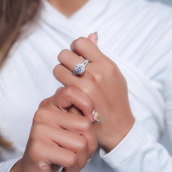 Silver Diamond Luxe Ring - tassyasilver.com
