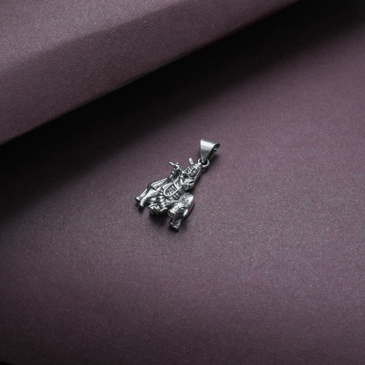 Silver Divine Nandi Pendant - tassyasilver.com