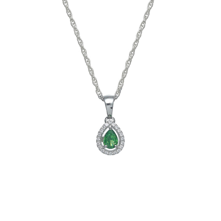 Silver Eden Teardrop Chain Pendant - tassyasilver.com