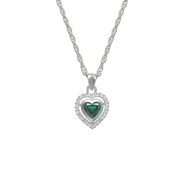 Silver Enchanted Heart Chain Pendant - tassyasilver.com