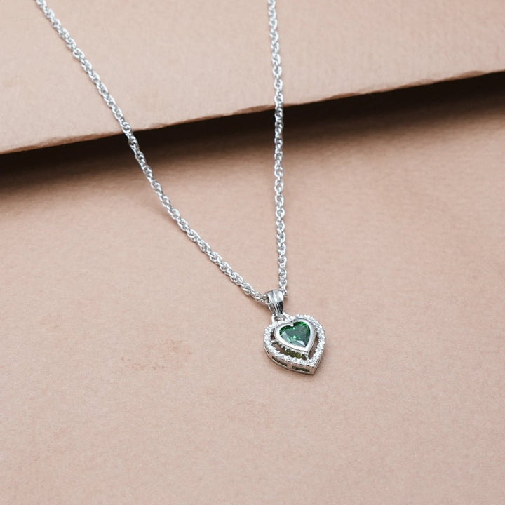 Silver Enchanted Heart Chain Pendant - tassyasilver.com