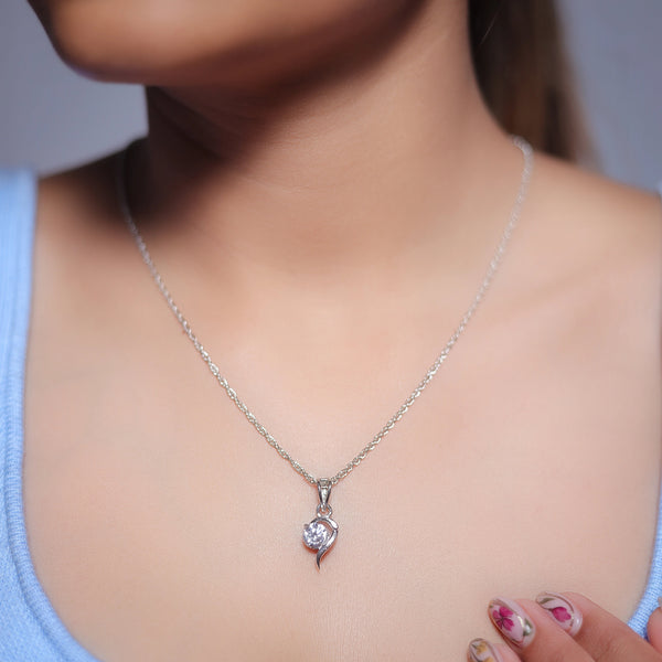 Silver Eternal Grace Twist Chain pendant - tassyasilver.com