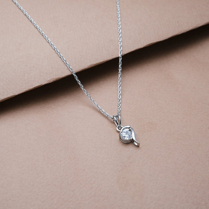 Silver Eternal Grace Twist Chain pendant - tassyasilver.com