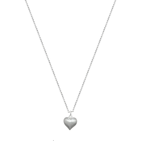 Silver Eternal Love Heart Chain Pendant - tassyasilver.com
