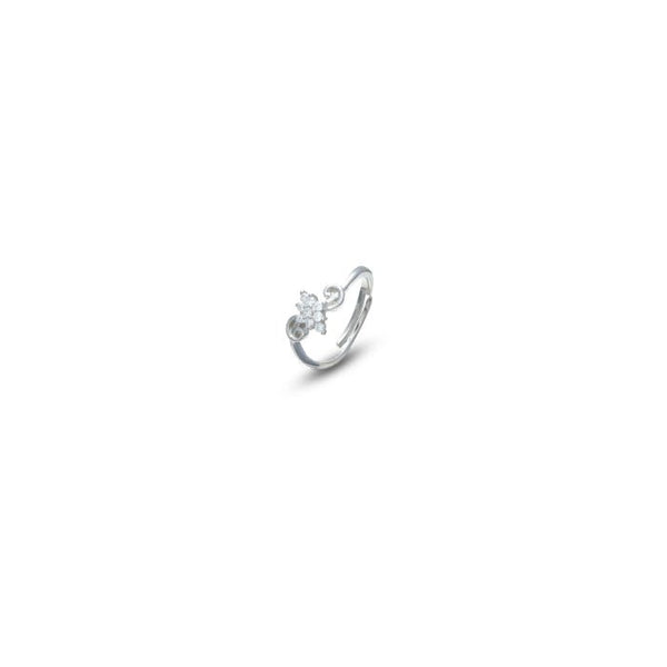 Silver Floral Whisper Ring - tassyasilver.com