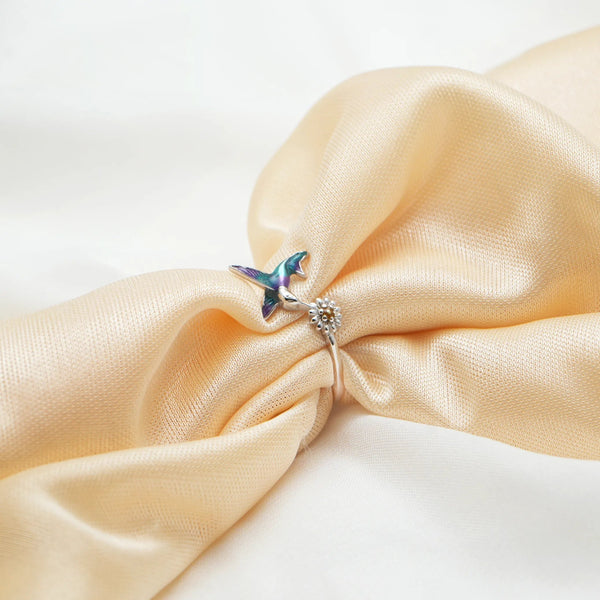 925 Silver Flutter Bloom Ring