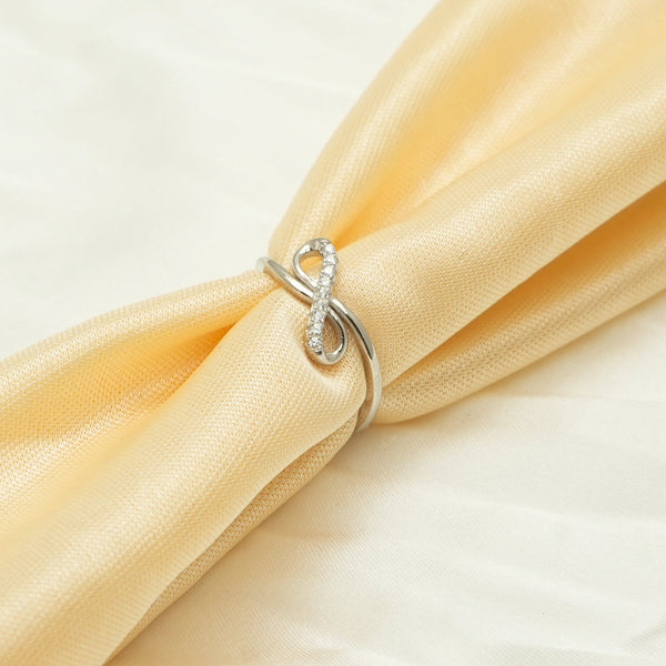 925 Silver Forever Loop Minimal Ring