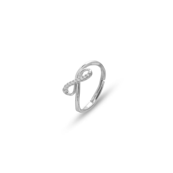 925 Silver Forever Loop Minimal Ring