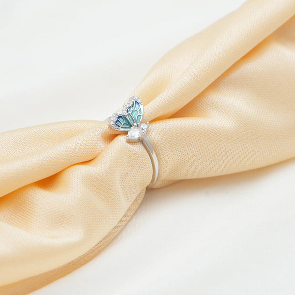 925 Silver Garden Fairy Minimal Ring