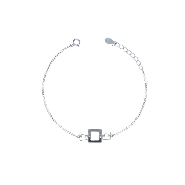 925 Silver GeoLink Bracelet