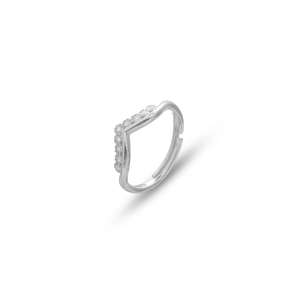 Silver Glacia Shine Ring - tassyasilver.com
