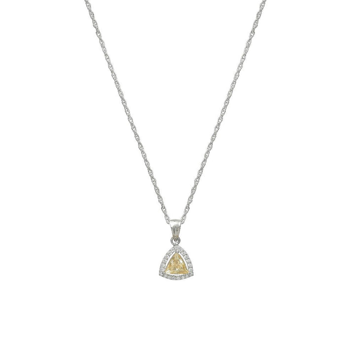 Silver Golden Glow Chain Pendant - tassyasilver.com