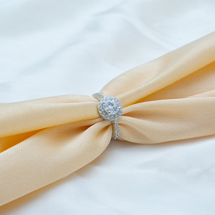 Silver Halo Radiance Ring - tassyasilver.com