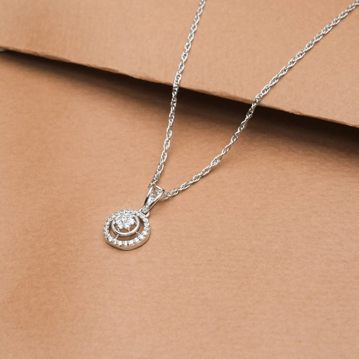 Silver Halo Spark Chain Pendant - tassyasilver.com