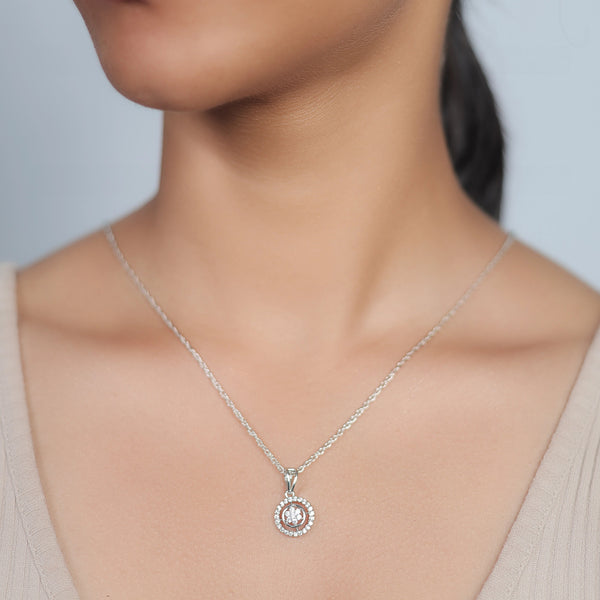 Silver Halo Spark Chain Pendant - tassyasilver.com