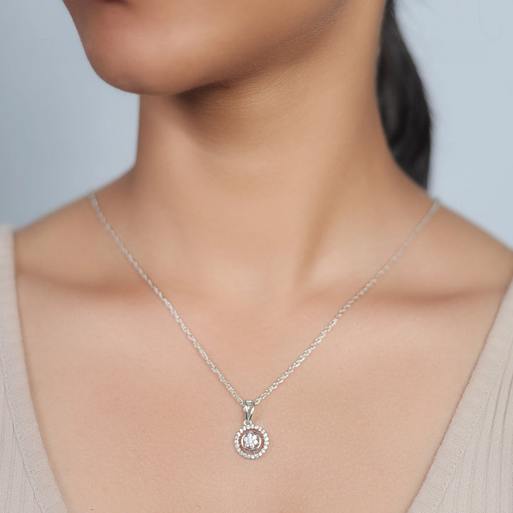 Silver Halo Spark Chain Pendant - tassyasilver.com
