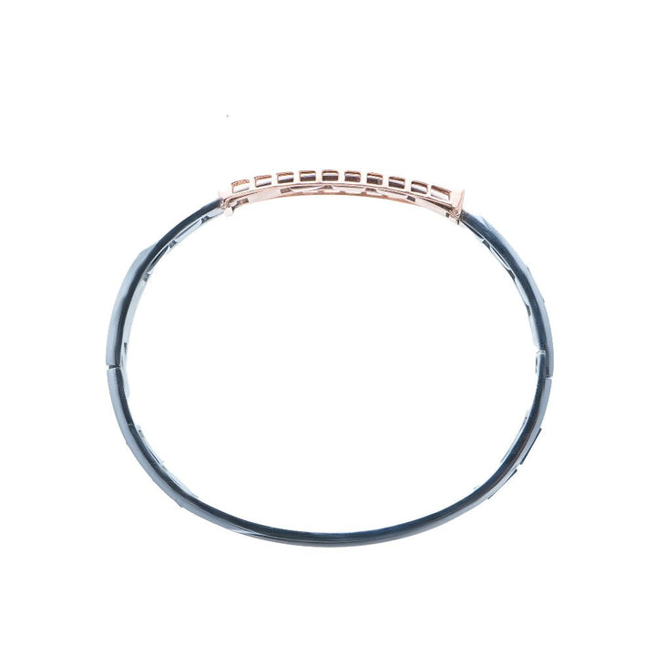 Silver Heart Grid Link Cuff - tassyasilver.com