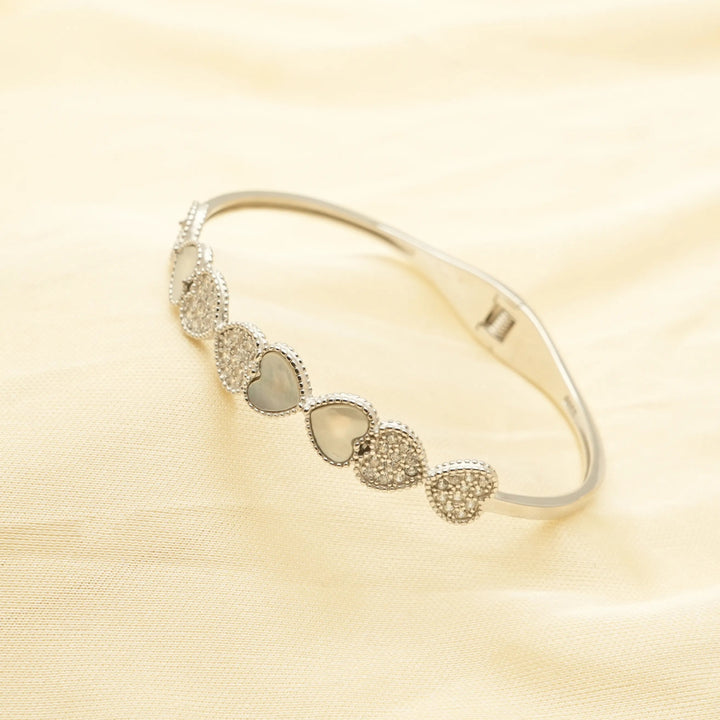 Silver Heart Harmony Kada - tassyasilver.com