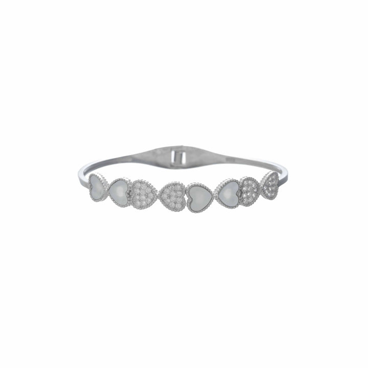 Silver Heart Harmony Kada - tassyasilver.com