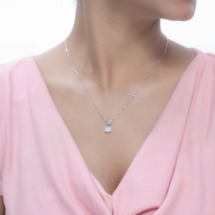 Silver Heart's Desire Chain Pendant - tassyasilver.com