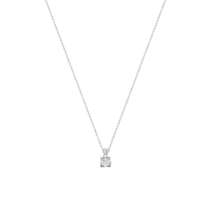 Silver Heart's Desire Chain Pendant - tassyasilver.com