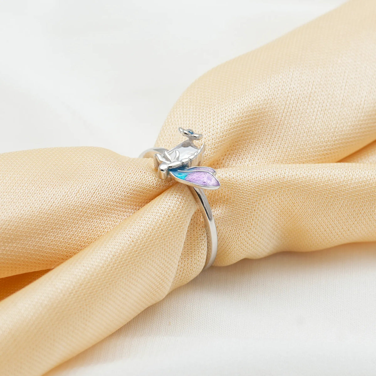 Silver Honey Bee Dream Ring - tassyasilver.com