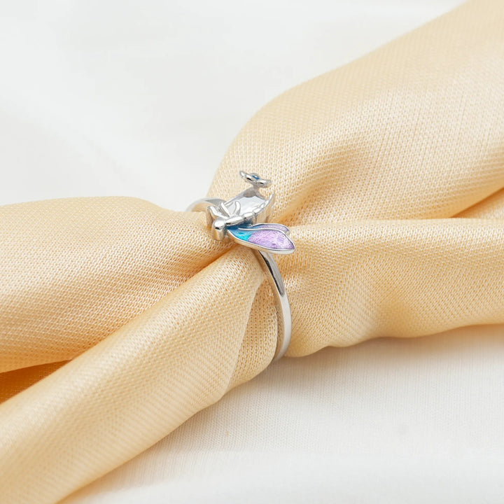 Silver Honey Bee Dream Ring - tassyasilver.com