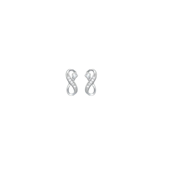 Silver Infinite Grace Earrings - tassyasilver.com