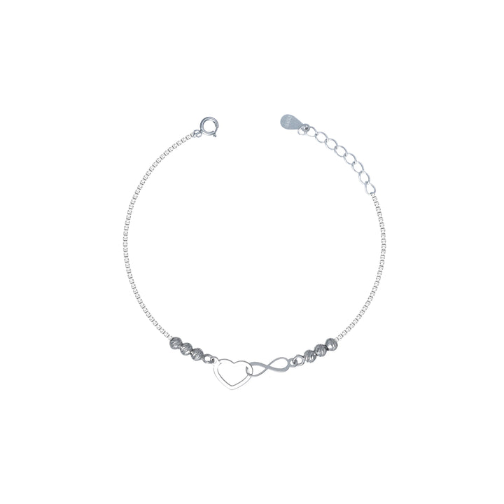 Silver Infinity Love Bracelet - tassyasilver.com