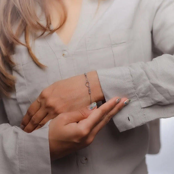 Silver Infinity Love Bracelet - tassyasilver.com