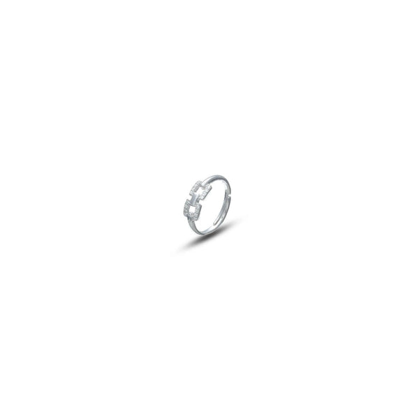 Silver Intertwined Ring - tassyasilver.com