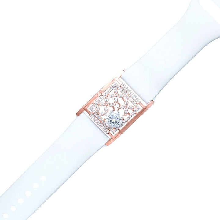 Silver Ivory Bloom Gem Watch - tassyasilver.com