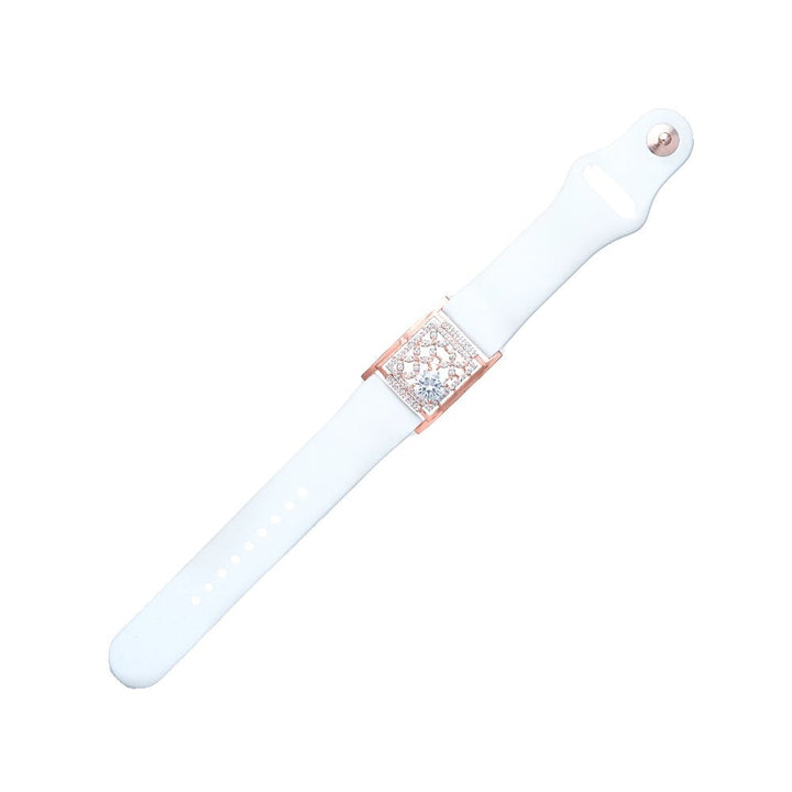 Silver Ivory Bloom Gem Watch - tassyasilver.com