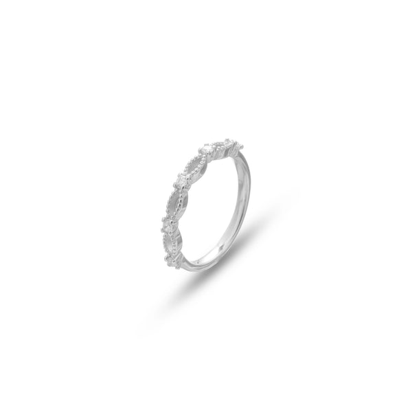 Silver Lattice Bloom Ring - tassyasilver.com