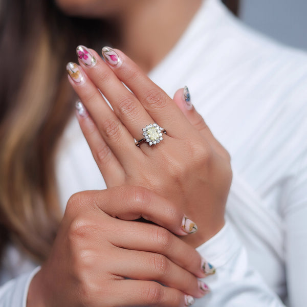 925 Silver Lemon Radiance Minimal Ring