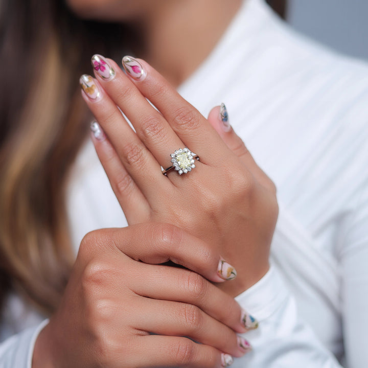 Silver Lemon Radiance Ring - tassyasilver.com