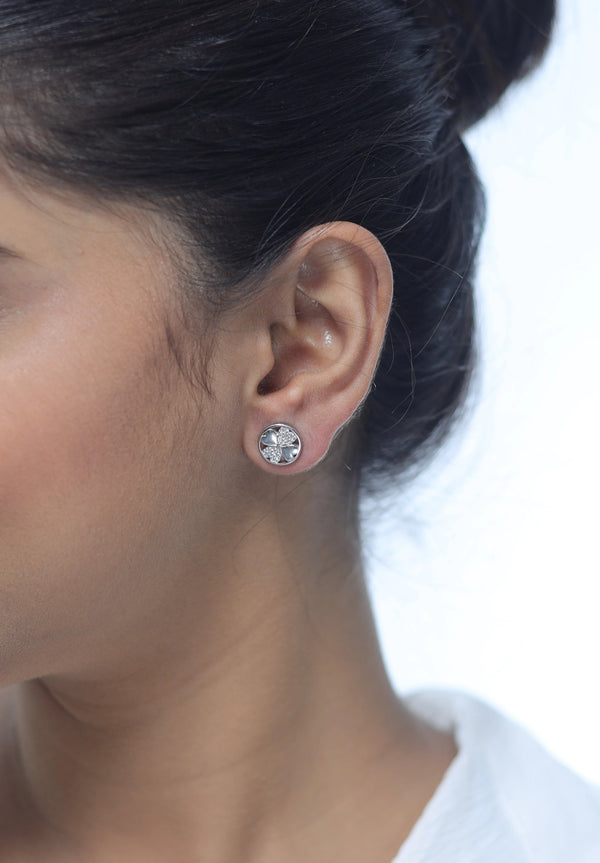 Silver Love Interlocking Heart Earrings - tassyasilver.com