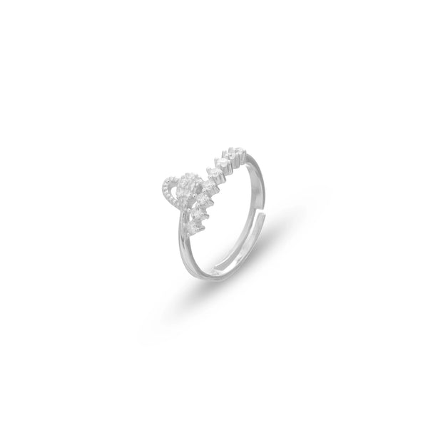 Silver Love Script Ring - tassyasilver.com