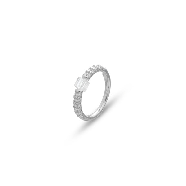 Tassya Silver Lureline Ring in 925 sterling silver.