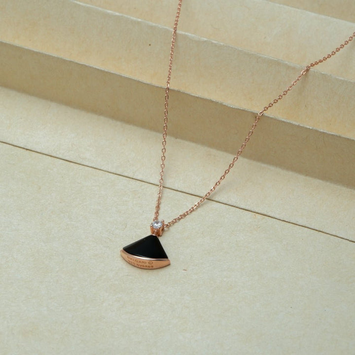 Silver Midnight Bloom Chain Pendant - tassyasilver.com