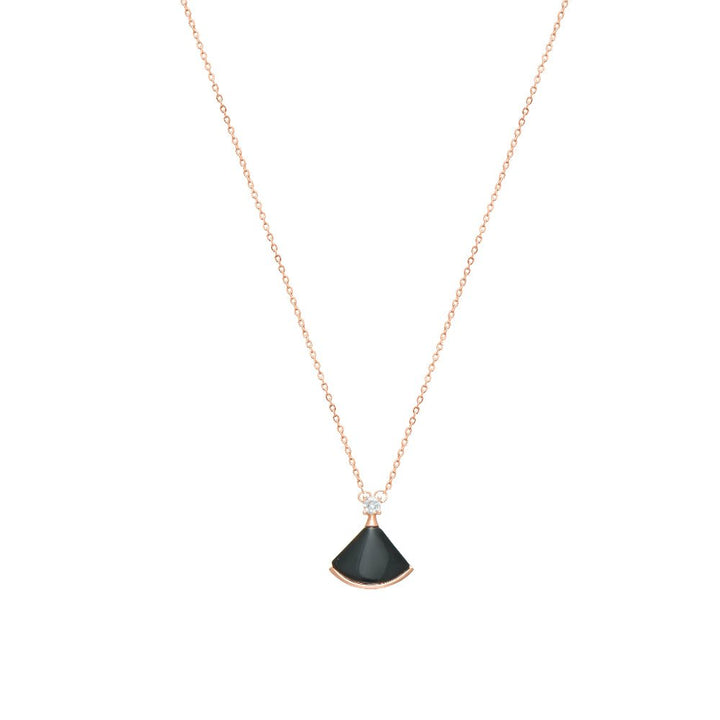Silver Midnight Bloom Chain Pendant - tassyasilver.com