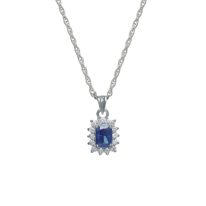 Silver Midnight Radiance Chain Pendant - tassyasilver.com