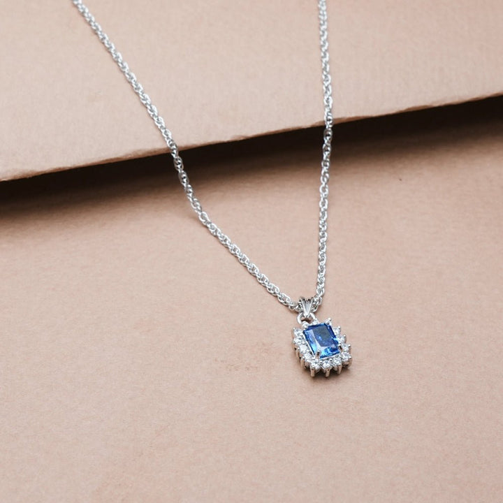 Silver Midnight Radiance Chain Pendant - tassyasilver.com