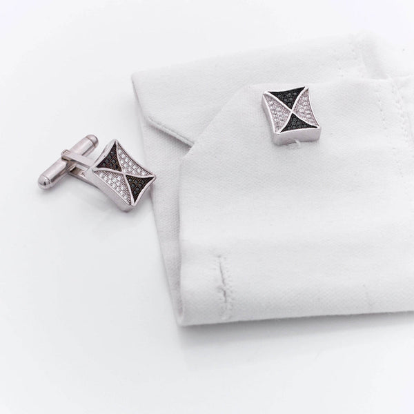 Silver Midnight Star Cufflinks - tassyasilver.com