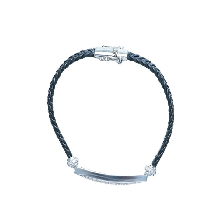 Silver Midnight Texture Link cuff - tassyasilver.com