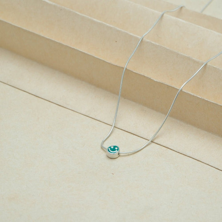Silver Minty Mood Chain Pendant - tassyasilver.com