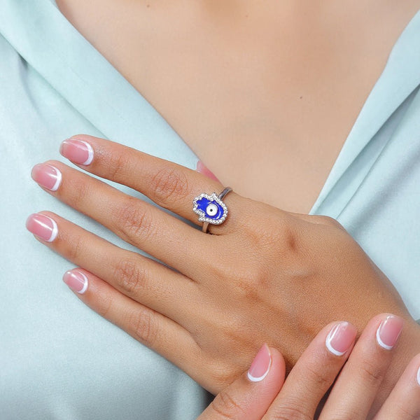 Silver Mystic Eye Ring - tassyasilver.com