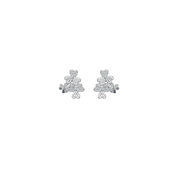 925 Silver Nature Inspired Floral Bunch Earrings