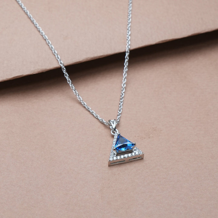 Silver Nova Tria Chain Pendant - tassyasilver.com