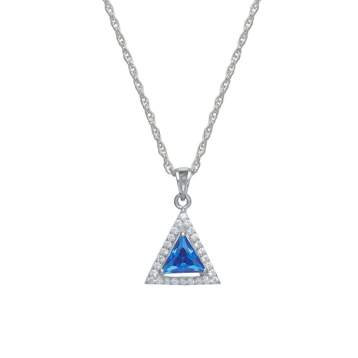 Silver Nova Tria Chain Pendant - tassyasilver.com